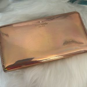 EUC Kate Spade long zip wallet